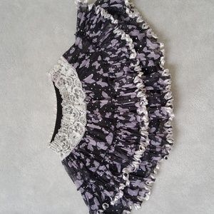 One Size Two Layers Elastic Lace Band Skirt with Sequins Rachael & Chloe